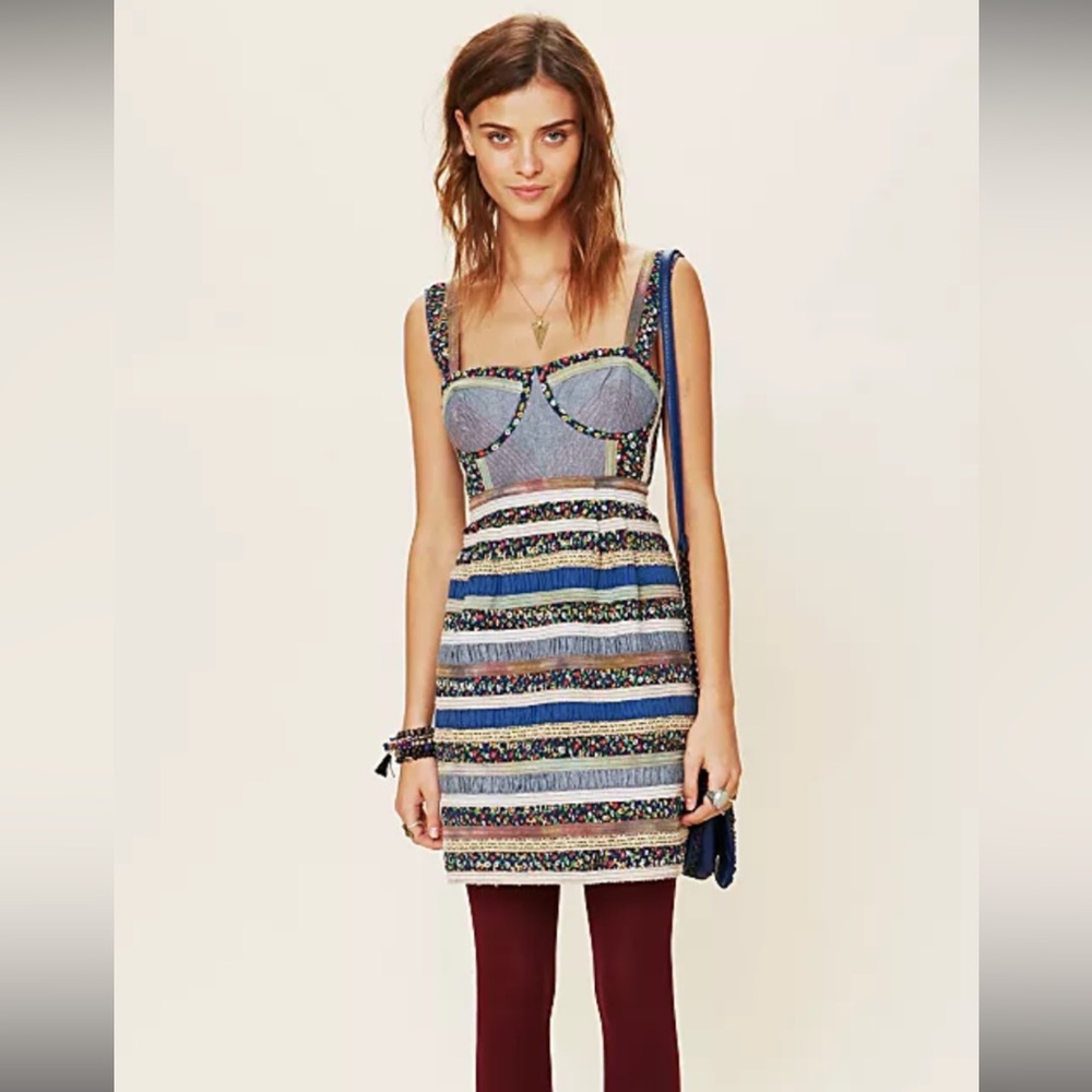 Free People - New Romantics Ol' Oprey Smocked Dress - Size 6